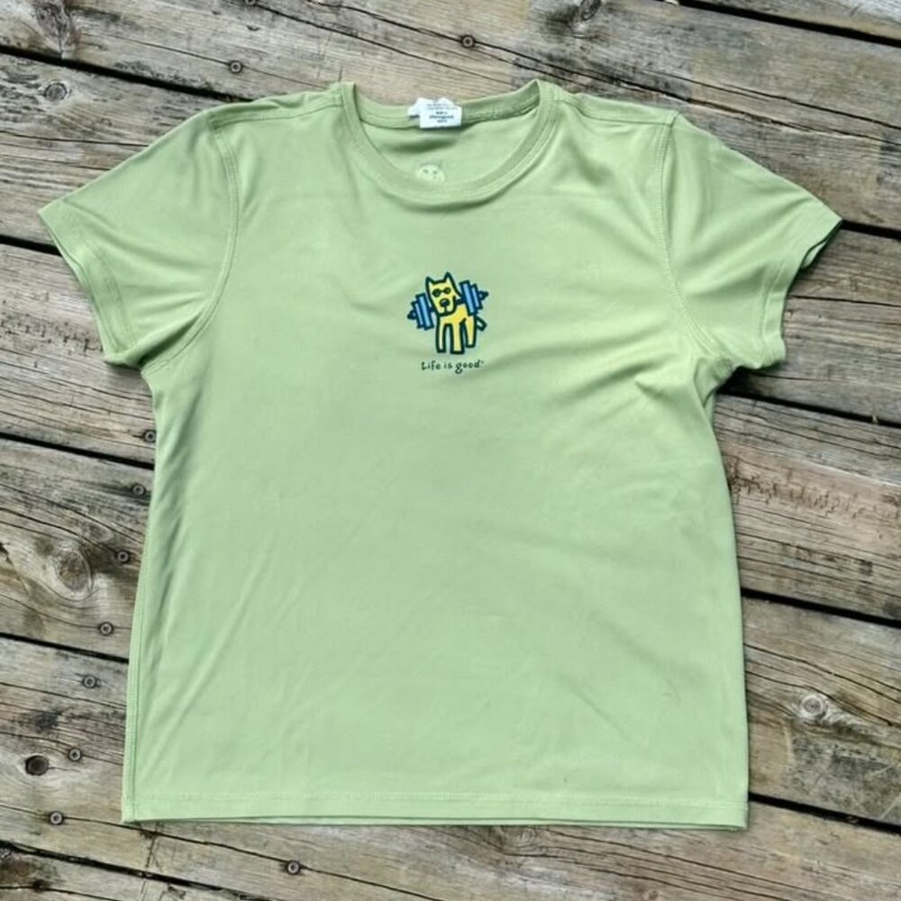 Life Is Good - Weightlifting Tshirt Womens M